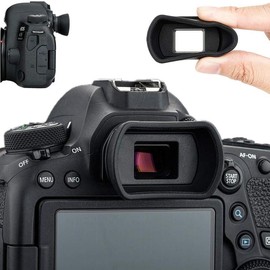 EOS R7 Eyecup Eyepiece, Extended Soft Silicon Camera Eye Cup Viewfinder Eyeshade Protector Cover Special Designed for  EOS R7 Mirrorless Camera - Color: Replace Canon EF EB Eyecup