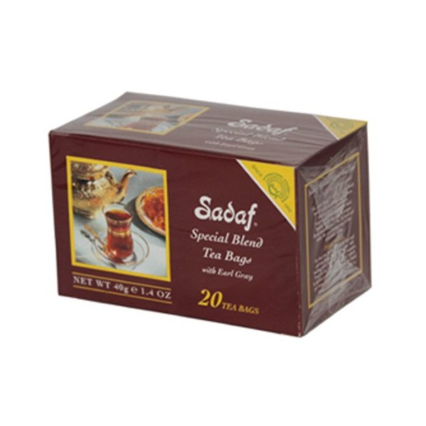 Sadaf Special Blend Tea, Earl Grey, 20 Tea Bags (Pack of 3)