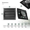 Vent Systems Ø100 mm / 4" Inch - Anthracite Air