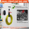 Garage Organization Hooks, 6 Hooks&2 Straps, 5.1" Large Wall Hooks