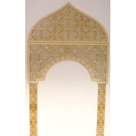 Oriental Gate Slimania - Wall Picture Ornamented Wooden Panel