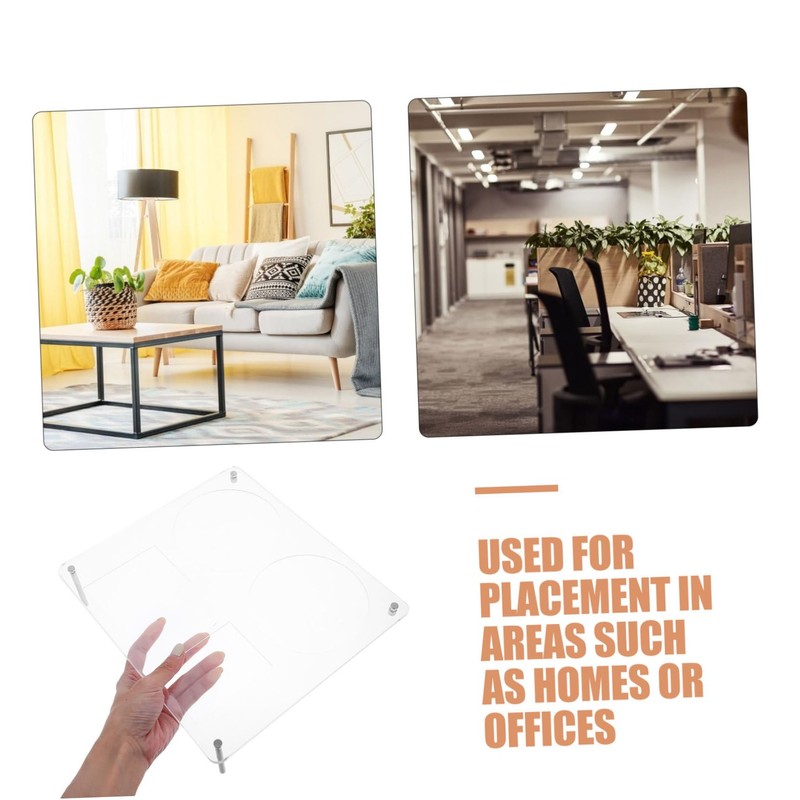 SEWACC Acrylic CD Display Stand Transparent Disc Holder for Albums