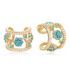 Fettero Ear Cuff Earrings, Set of 2, 14K Gold Plated