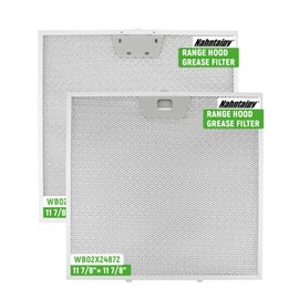 2PCS Range Hood Grease Filter, Fit for GE JVW5301BJ1TS JVW5301BJTS JVW5301EJ1ES JVW5301FJ1DS JVW5301SJ1SS Range Hood, 30" Wall-Mount Pyramid Chimney Hood Replace WB02X24872