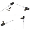 M10x1.25mm Hydraulic Clutch Master Cylinder Brake Pump Black for Motorcycle