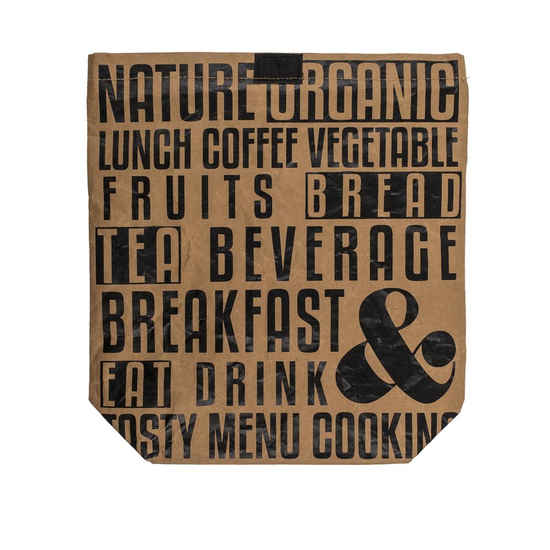 MIK funshopping Lunch Bag, Brown Lunch Bag Insulated Cold or
