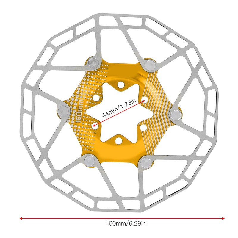 Bike Ultralight Floating Rotor Brake Disc Pad Accessory 160mm for