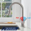 SHACO Kitchen Faucets with Pull Down Sprayer, Single Handle Stainless