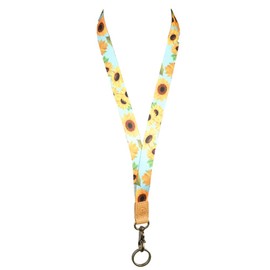 glodentai Lanyard for Keys, Cool Neck Strap Key Chain Holder, Long Lanyard for ID Badges Wallet (sunflower)