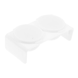 Gatuida Double Cup Nail Art Bowl with Lid Monomer Dish for Nail Liquid Elegant Brush for Home and Salon Use Sleek Design Prevents Liquid Evaporation