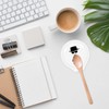 YROVWENQ Funny Kitchen White Ceramic Spoon Rests, Let’s Cook Coffee