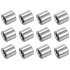 sourcing map M8x1.25mm Round Coupling Nuts, 12 Pcs 304 Stainless