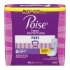 Poise Incontinence Pads for Women, 6 Drop Ultimate Absorbency, Long