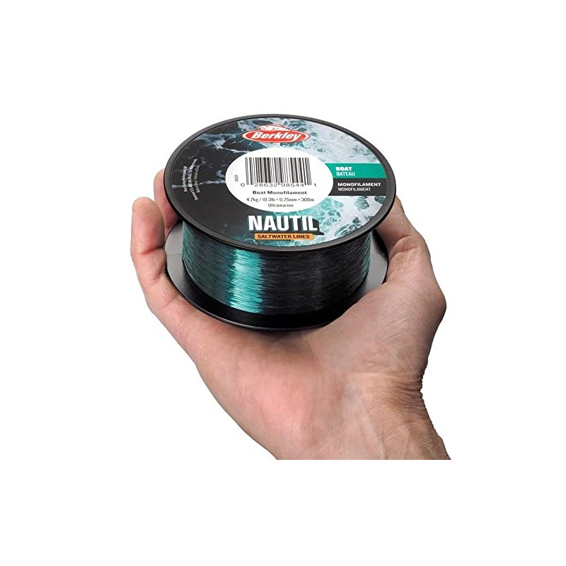 Berkley Nautil Boat Monofilament Fishing Line (UltraMarine, UltraMarine - 0.30mm-6.5kg-300m)
