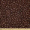 Lunarable Yellow and Red Fabric by The Yard, Australian Aboriginal
