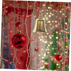 Zerodeko Vintage Brass Hanging Bell for Home Decor Retro DIY Craft Bell for Wind Chimes Lightweight and Ornament for Christmas Tree Wall and Garden