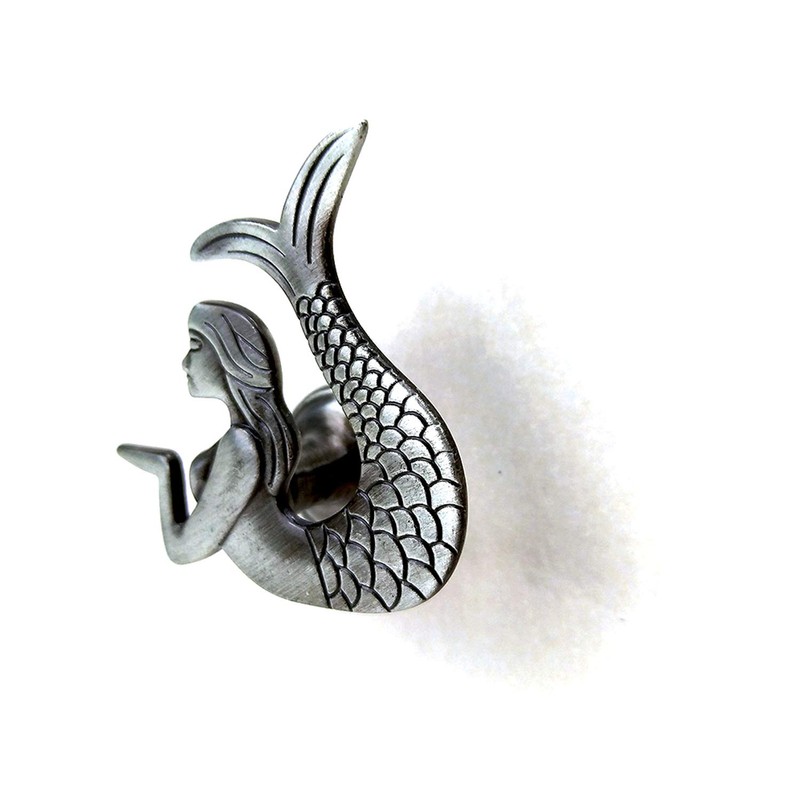 ZILucky Mermaid Drawer knobs Nautical Beach Ocean Theme Home Decor