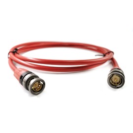 Sommer Cable 60 cm 12G 6G 3G SDI BNC Video Cable 4K 6K UHD HD-SDI (HDTV) SC-Vector 0.8/3.7 1 x 0.80 mm² Red BNC Male Neutric - VTGX-0060-RT-RT - 0.6 m - 1.97 ft