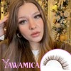 Yawamica Brown Lash Clusters Kit Fluffy Lash Extension Kit 10-16mm