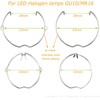 Ledangel Pack of 10 Retaining Spring Clips 50mm MR16 GU10