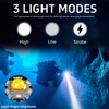 LIAISIMI Diving Torch Professional Bright Waterproof Safety Underwater Lamp 3