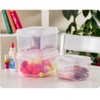 Sterilite FlipTop, Stackable Small Storage Bin with Hinging Lid, Plastic