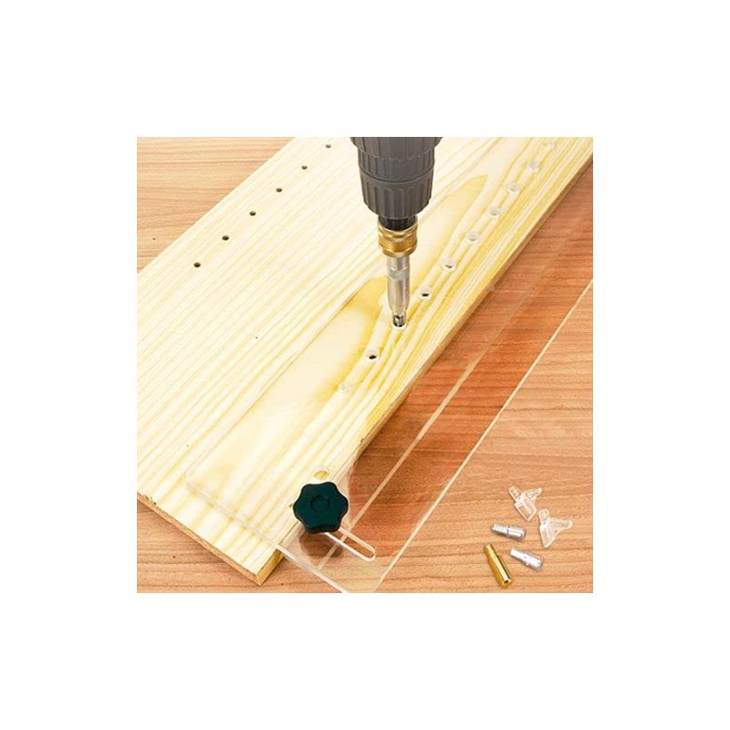 Trend Snappy HSS 5mm Shelf Support Drill Bit Guide, Lip