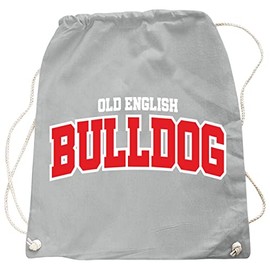 Backpack Gym Bag Old English Bulldog Dog Design, lightgrey, Unit size, Rucksack