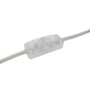 Transparent Cable 2 m with Earthing Contact Plug & Toggle