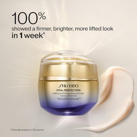Shiseido Vital Perfection Uplifting and Firming Advanced Cream - 50 mL - Multi-Benefit Face Cream - Visibly Lifts & Firms