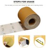 Total 20 Yards 2-3/4" Wide Continuous Sandpaper Roll Kit -