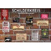schilderkreis24 - Tin Signs Funny Saying "Garden Happiness" Decorative Humour