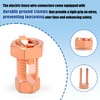 Electric Fence Split Bolt Connectors - High Strength Solid Copper