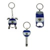 TSY TOOL 8 Pack El Salvador Keychains Country Metal Keychain,