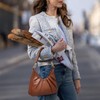Dasein Ruched Hobo Handbag for Women Retro Shoulder Purse Crossbody