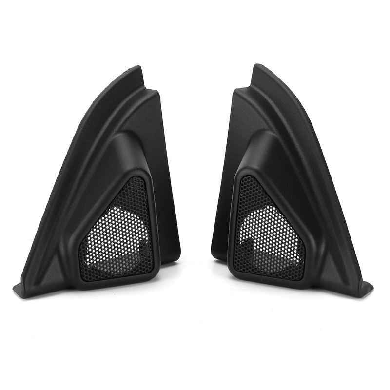 2pcs Car Door Tweeter Speaker Cover Trim Loudspeaker Decor Replacement