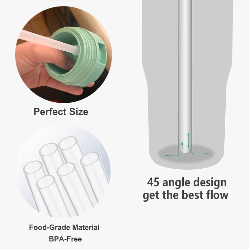 Replacement Straws Compatible with YETI Rambler Jr. 12 oz Kids