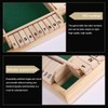 Kitchnexus 4-Player Shut The Box Wooden Table Game Classic Dice