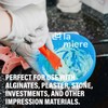 LA MIERE Autoclavable Light Blue Silicone Flexible Dental Mixing Bowl,