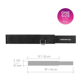 The x Bands - Ankle Cuff for Cable Machine - Ankle Straps - Gym Ankle Strap for Cable Machine - Neoprene Booties - Xbands Resistance Bands - X Bands Booty Bands - Ankle Workout Strap - Black