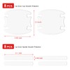 IGOOLEE 16 PCS Door Handle Protector Stickers Universal Transparent Car