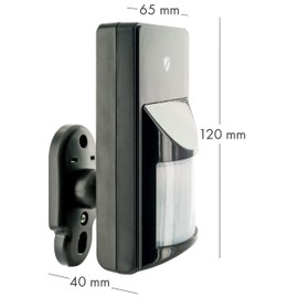 SCHWAIGER -5439 Outdoor Motion Sensor | Motion Sensor for Outdoor Use | Alarm System for Home | Burglary Protection | Outdoor and Indoor | More Safety | Expansion Product