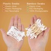 Bamboo Cotton Swabs - 500 Count - Vegan Cotton Swabs,