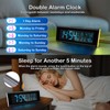 Seutgjie LED Digital Clock, Digital Desk Clock with RGB Light