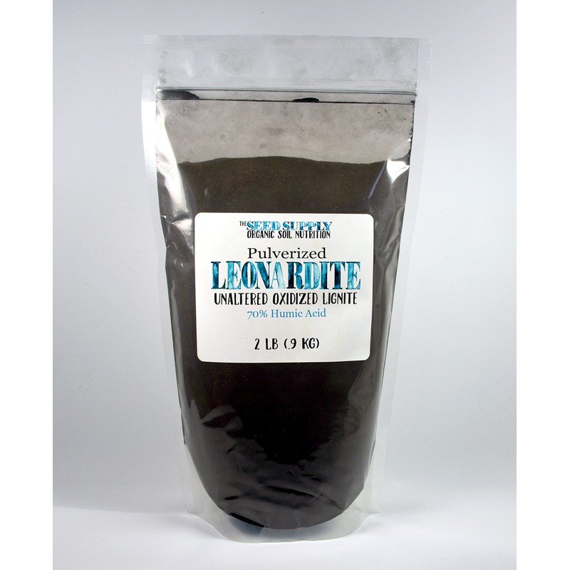 2 Lb Pulverized Leonardite - Natural Unaltered Oxidized Lignite -