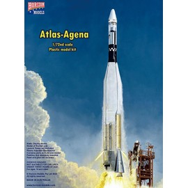 PLATZ Horizon Model 1/72 Atlas Agena Rocket Plastic Model HM2006 (Rocket)