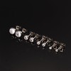 CASSIECA 4 Pairs Titanium Stud Earrings for Women Girls Medical