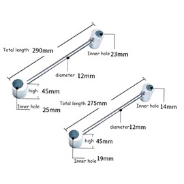 2pcs Hinges Gap Adjusting Wrench 8-19mm Adjustment 19-25mm Door Hinge Repair Spanner Tool Wrench Set for Round Bolt Flag Adjustable Pocket Jig Shims