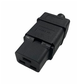 Steering Wheel Socket IEC 320 C19 Female Mounting on Cable 16A 250V Black