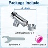 Shower Head Holder All Metal, Brass Adjustable Shower arm Bracket